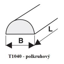 Brúsny pilník T9040 20x200 99A 220 O 6 V 80 polkruhový Tyrolit 67251 2024.80