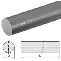 Tyč tvrdokovová kruhová D2 x 330 K10F nebrúsená