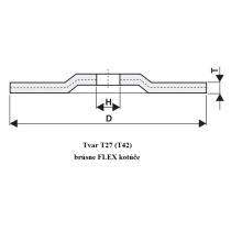 Brúsny kotúč T27 115x6x22,23 A 30 Q-BF Tyrolit