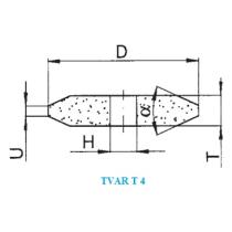 Brúsny kotúč T4 450x25/4x160 40° A99B 9 V 54951 4527.00