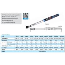 Kľúč momentový 110-550 Nm 3/4" obojsmerný digitálny ACCUD