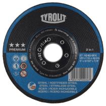 Brúsny kotúč T27 125x7x22,23 A30Q-BFX Tyrolit Premium 2in1
