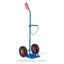 Vozík na tlakové fľaše (rudla) 100 kg, plné kolesá (rudľa)