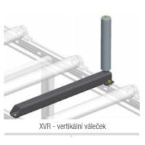Valček vertikálny - výška 230 mm XVR-23 pre X750 Bomar