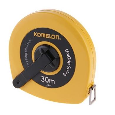 Meracie pásmo 30 m šírka 10 mm oceľové 2. trieda presnosti KMC 913 Komelon