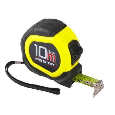 Zvinovací meter 5 m šírka 19 mm pogumovaný s magnetom FESTA
