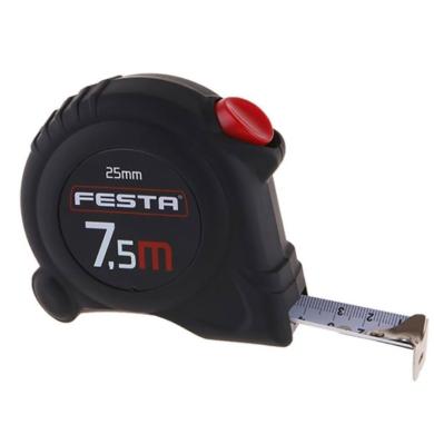Zvinovací meter 7,5 m šírka 25 mm autolock FESTA
