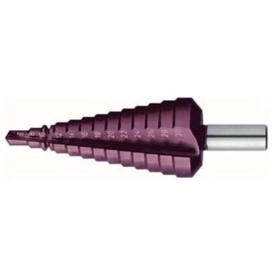 Vrták stupňovitý D4-12x80/6 HSS TiAlN špirálové drážkovanie