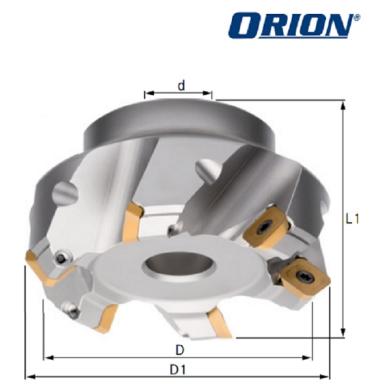 Frézovacie teleso D63 4z L40mm 45° rovinné pre VBD SEET 123T3 ORION