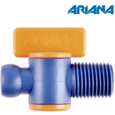 Ventil 1/2" D12,7mm uzatvárací pre vonkajší zácit Ariana (2 ks)