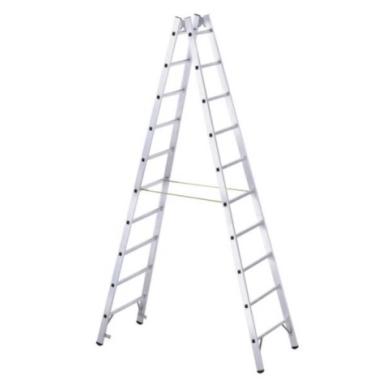 Rebrík 10 priečok dvojdielny hliníkový 40313 ZARGES