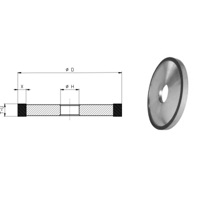 1A1 D125 T12 X10 H20 D64 Flutting Hybrid