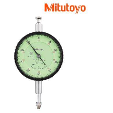 Odchýlkomer 0-10 rozlíšenie 0,01 číselníkový ploché viečko Mitutoyo