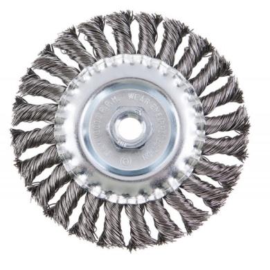 Kartáč D125 x 12 x 25 x M14 SH 0,5 mm drôtený oceľový drôt Tyrolit Premium