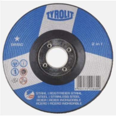 Brúsny kotúč T27 125x6x22,23 šikmý A30Q-BF Tyrolit Basic 2in1