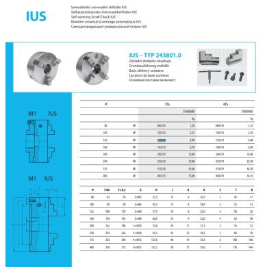 Skľučovadlo univerzálne 200/4 - 1M1 TOS SVITAVY