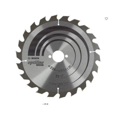 Pílový kotúč na drevo D216x2,6x30 22z BOSCH