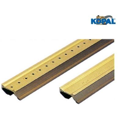 Lišta 1000x16mm hlinik bez odtokových otvorov na zakrytie T drážok strojov KOPAL