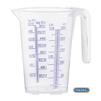 Odmerka so stupnicou priehľadná 0,25 l Pressol
