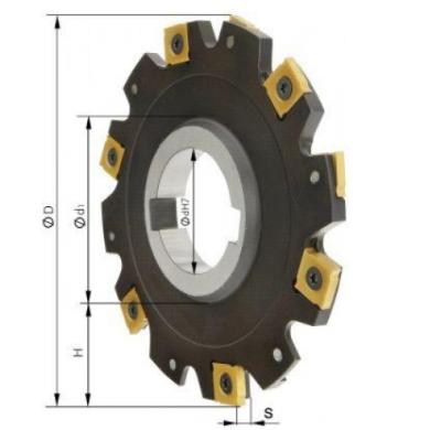 Fréza D80 x 4mm 8z kotúčová bez nákružku FORMAT