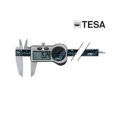 Posuvné meradlo 150/0,01 digitálne IP67 ISO 13385-1 s plochým hĺbkomerom TESA