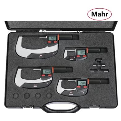 Mikrometer 0-100 / 0,001 IP65 sada strmeňový digitálny MAHR