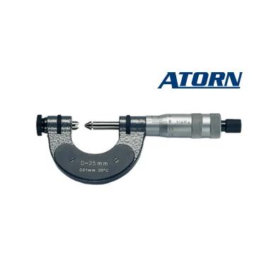 Mikrometer na meranie závitov 100-125mm stúpanie 0,5mm 0,01mm Atorn