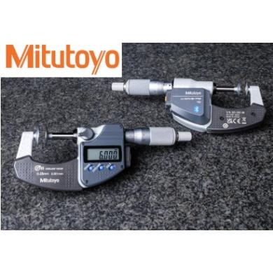 Mikrometer 0-25 / 0,01 strmeňový digitálny s tanierikovými dotykmi bluetooth