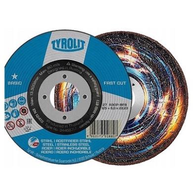 Brúsny kotúč T27C 115x6x22,23  A30P-BFB Basic Tyrolit