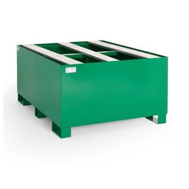 Vaňa záchytná 1200x1500x700 mm 1000 l oceľová lakovaná pre IBC kontajner Econom