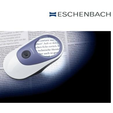 Lupa D58 mm ručná s osvetlením zväčšenie 5x s aku 3ks cera-tec ESCHENBACH