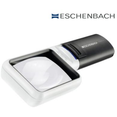 Lupa 75x50 hranatá s osvetlením LED 4x ESCHENBACH
