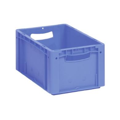 Prepravka 300x200x120 mm stohovacia priehľadná červená EURONORM