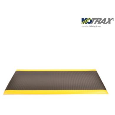 Rohož 910x1000 mm na pracovisko dezén diamant čierno-žltá NOTRAX