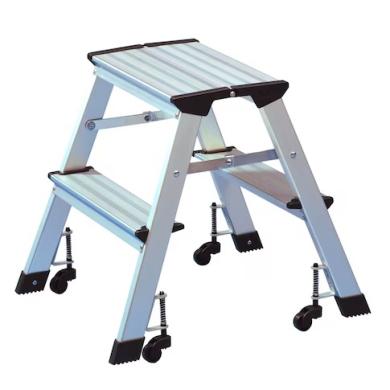 Schodíky obojstranné hliníkové 2x2 nášľapov do 150kg WEDO