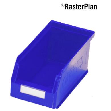 Prepravka regálová 290x140x130 mm priehľadná modrá veľkosť 5 RASTERPLAN