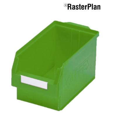 Prepravka regálová 350x200x200 mm priehľadná zelená velkosť 3 RASTERPLAN