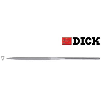Pilník 160 mm sek 2 trojhranný dielenský bez rukoväte DICK