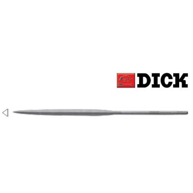 Pilník 160 mm sek 2 trojhranný dielenský bez rukoväte DICK