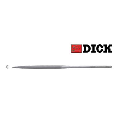 Pilník 200 mm sek 1 polkruhový dielenský s hrotom bez rukoväte DICK