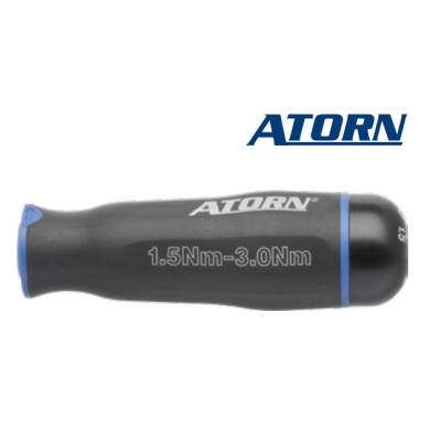 Kľúč momentový 1,5-3 Nm 1/4" nastaviteľný rukoväť L105 mm ATORN