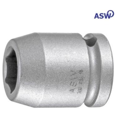 Hlavica 1/2" 17mm vonkajší 6-hran L-38 mm DIN 3121 ASW