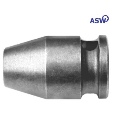 Adaptér bit 1/4" 6-hran 1/2" L35mm s poistným krúžkom ASW