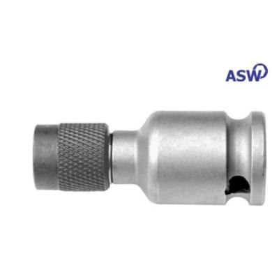 Adaptér bit 1/4" 6-hran 1/2" L35mm ASW