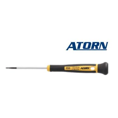 Skrutkovač presný 1,5x160 mm otočná koncovka ESD ATORN