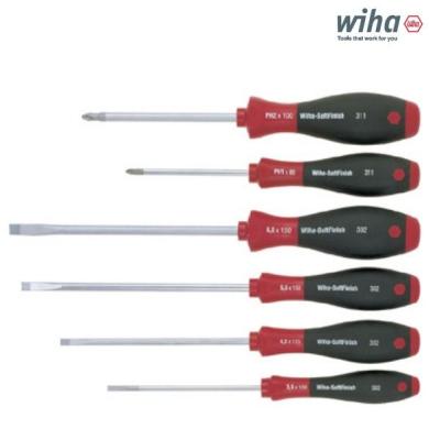 Skrutkovač plochý sada 6ks  SoftFinish WIHA