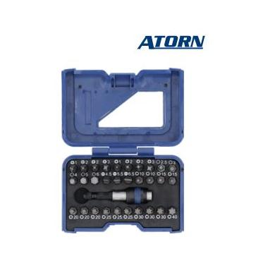 Bit 1/4" PZ TX Drážka 6-hran sada 31 ks TORISON ATORN