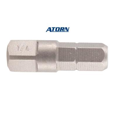 Adaptér 1/4" šesťhran na 1/4" štvorhran  L25mm  ATORN