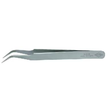 Pinzeta 120 mm zahnuté hroty poniklovaná KNIPEX