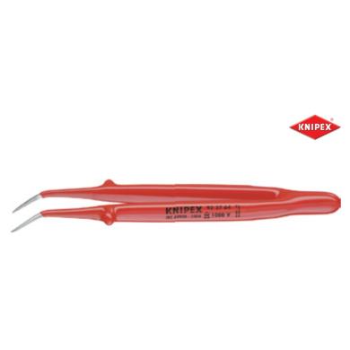 Pinzeta 150 mm presná jemný zahnutý hrot A2/occeľ VDE KNIPEX 92 37 64